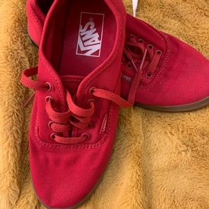 Vans red